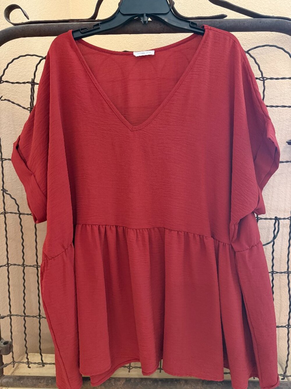 Chic Soul Wide Eyed Gaze Plus size blouse 2x